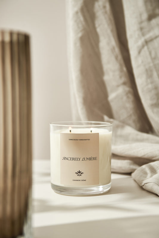 CASHMERE CRÈME 400G LUXURY CANDLE